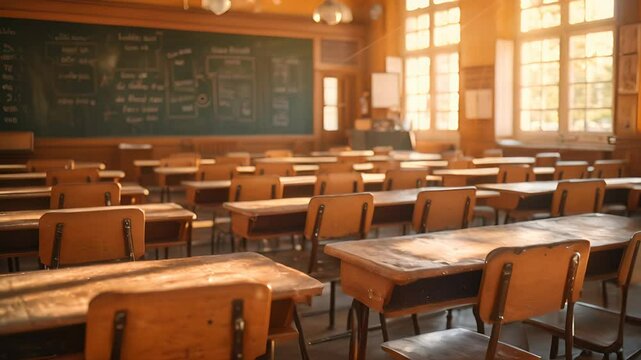 An Empty Classroom