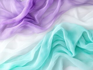 Fototapeta premium Soft and flowing pastel fabric