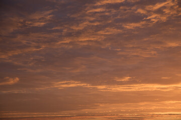 Skyscape in the morning at sunrise
