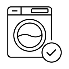 Washable – Washing Machine Representing Easy Cleaning and Reusability