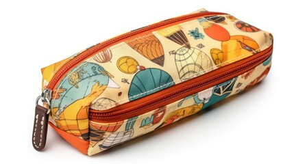 Vintage Hot Air Balloon Pencil Case: A Delightful Travel-Themed Accessory