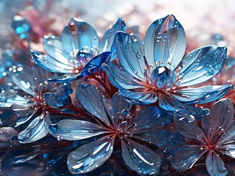 Flores de cristal