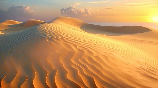Amazing sand dunes in the middle of nowhere
