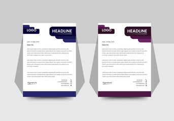 Creative Modern Business Corporate Letterhead Design template