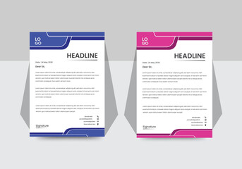 Creative Modern Business Corporate Letterhead Design template