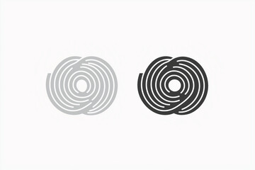 Fototapeta premium Unendlichkeitssymbol in modernem, minimalistischen Design