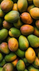 Fresh and ripe mango background