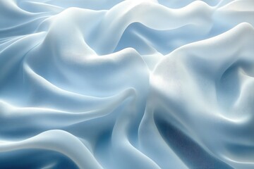 Obraz premium Smooth elegant light blue silk or satin luxury cloth texture background