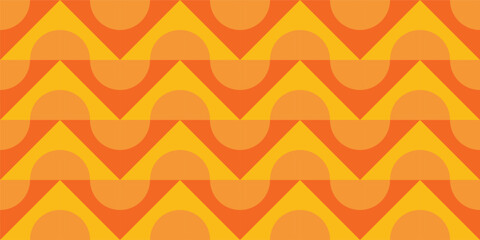 REtoWavy Pattern Retro Vintage Aesthetic Background Abstract orange color combination