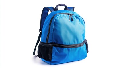 Naklejka premium Stylish Blue Backpack for School or Travel