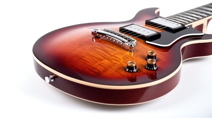 Obraz premium Stunning Sunburst Electric Guitar