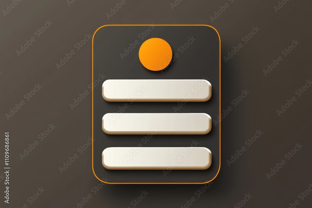 Aufkleber abstract geometric design with colorful square and circle shapes