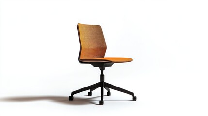Modern Orange Office Chair Design: Contemporary Style and Ergonomic Comfort