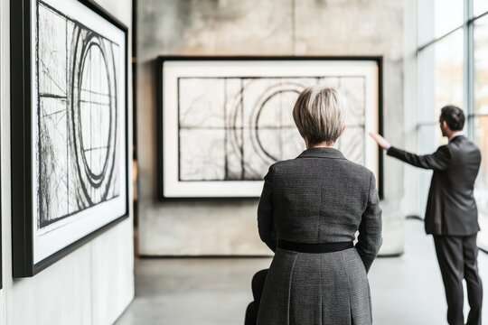 Exploring sacred geometry in a bright educational setting with an engaged audience - Powered by Adobe