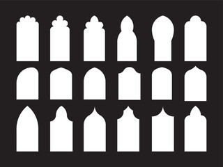 Ramadhan Arabic Shape Decoration Vector