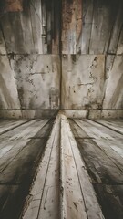 Obraz premium Top view of aged concrete wall for background