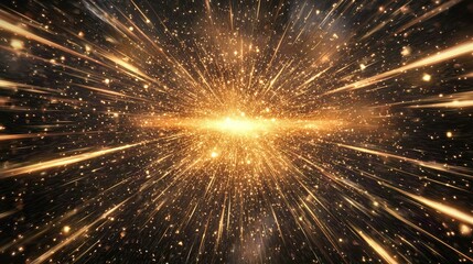 Bright Fireworks Celebration in the Night Sky for New Year Holiday Festival