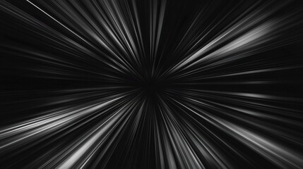 Futuristic Blue Fractal Explosion Art with Light Texture and Motion Rays for Digital Wallpaper Backgrounds