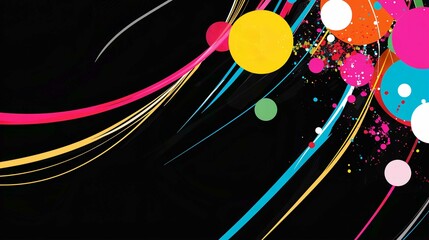Dynamic Light Wave Car Motion Art Illustration for Night Backgrounds