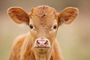 Calf face selective focus
