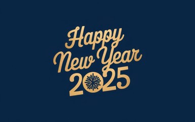 Fototapeta premium Happy New Year Greetings, New Year 2025