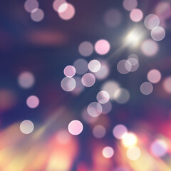 Bokeh as background