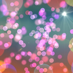 Bokeh as background