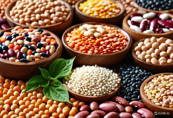 Fototapeta premium beans and lentils