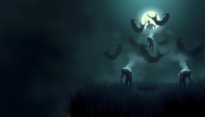 Encounter with the Pumpkin Creatures