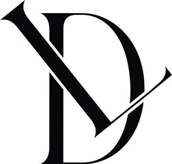 Vector DL, LD logo