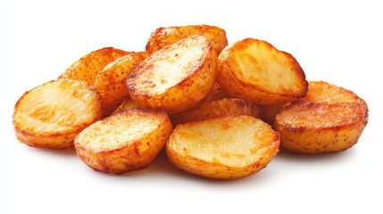 Crispy Roasted Potato Chunks Served as a Delightful Side for Any Meal