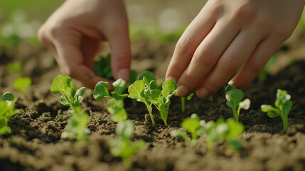 Plant growing on the field in the countryside
