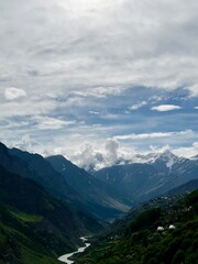 landscape with clouds