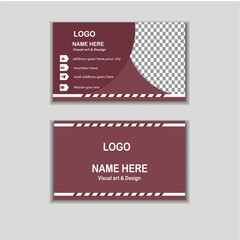 Double Sided Corporate Business Card Template Design 5, Business card design template, Clean professional business card template, visiting card, business card template. Mountain Home Logo Design Simpl