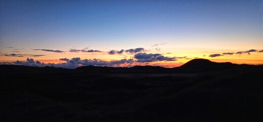 Dämmerung in den Dünen