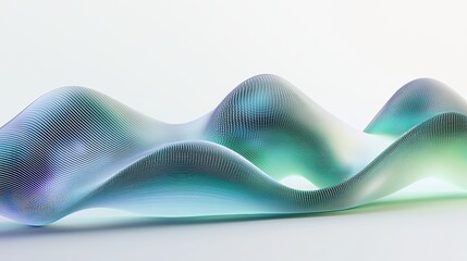 3D Area Chart Depicting AI Industry Growth from 2015 to 2024 for Business Analysis