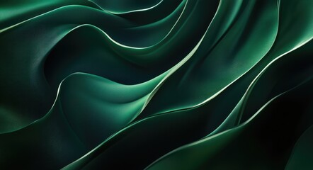 Obraz premium Rich Dark Green Textured Abstraction for Innovative Banner Design and Elegant Web Background