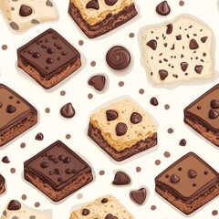 Delicious Chocolate Brownies Pattern