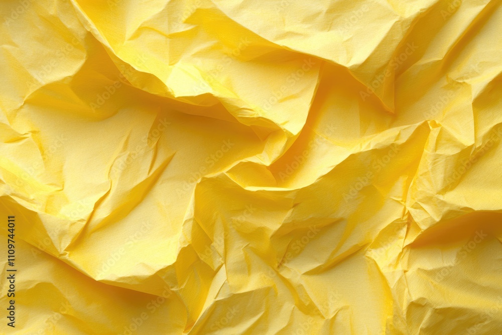 Poster vibrant yellow paper texture. a close-up of cardboard fibers with grain and ample empty space for cr