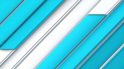 Fototapeta premium Diagonal blue and white abstract geometric pattern creates a modern, dynamic visual, AI