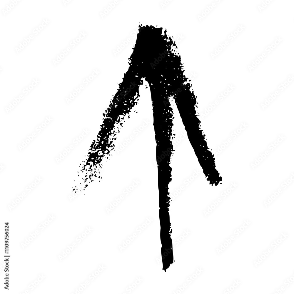 Poster doodle emphasis arrow icon set. design quirky twist zigzag line, spring coil, curve wave. flat vecto