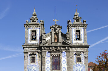 Fototapeta premium Church of Saint Ildefonso, Porto, Portugal