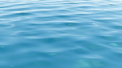 Smooth ripples and gentle waves of water reflecting the sky above, element, peaceful