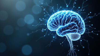 An artistic depiction of an AI brain with electrical spark effects emanating from its cortex, symbolizing advanced artificial intelligence.