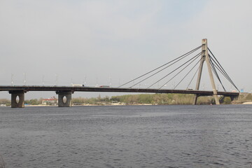 Walking around Kyiv. Northern Bridge. Spring. 2013