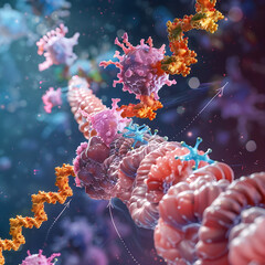 Sequential Progression Representation of the Ubiquitin-Proteasome Pathway in Cellular Biochemistry