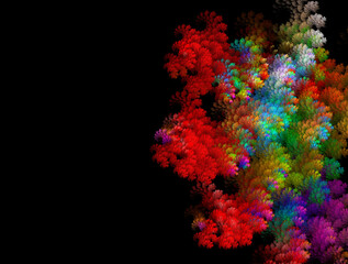 Imaginatory fractal abstract background Image
