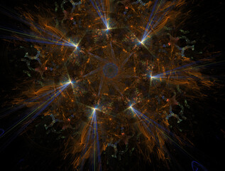 Fototapeta premium Imaginatory fractal abstract background Image