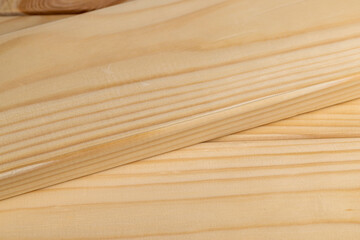 edged board made of pine wood for construction works