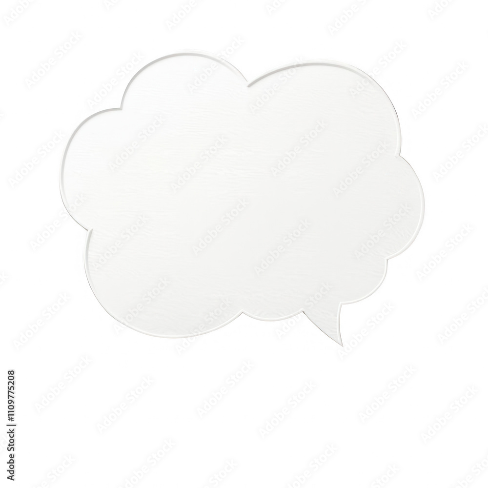 Poster a blank speech bubble ready for your creative messaging and design projects., isolated on a transpar